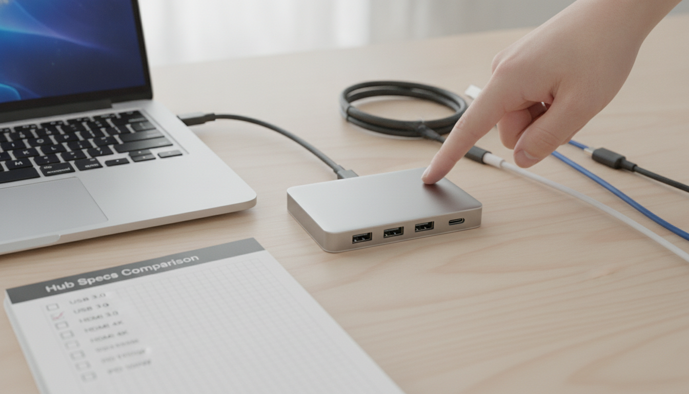 Hub USB-C com HDMI para notebook: guia de compra 2026 - O que conferir antes de finalizar a compra