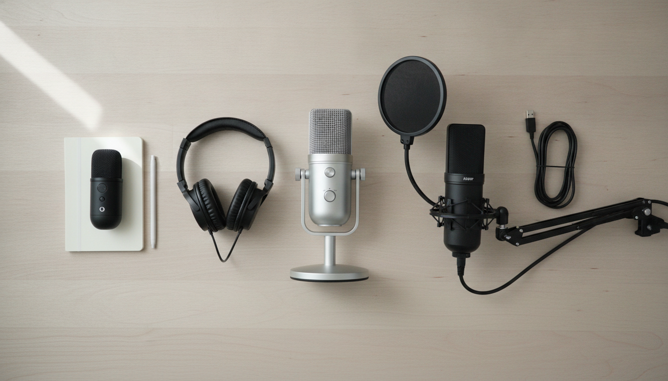 Qual microfone USB escolher para podcast em 2026? - Qual microfone USB escolher pelo seu perfil
